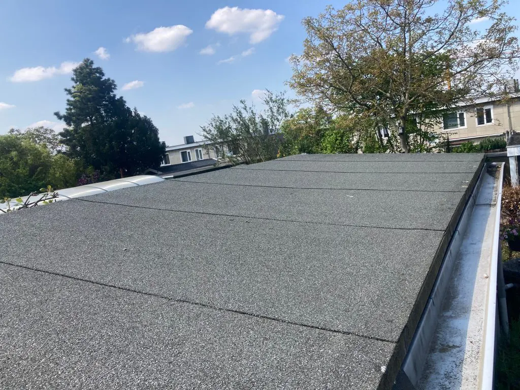 Plat dak herstellen Kerkwerve