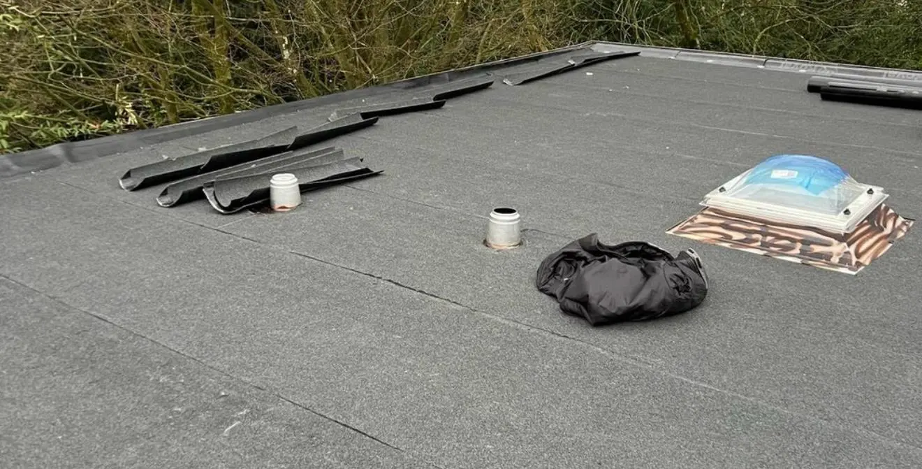 Dakbedekking plat dak Overasselt