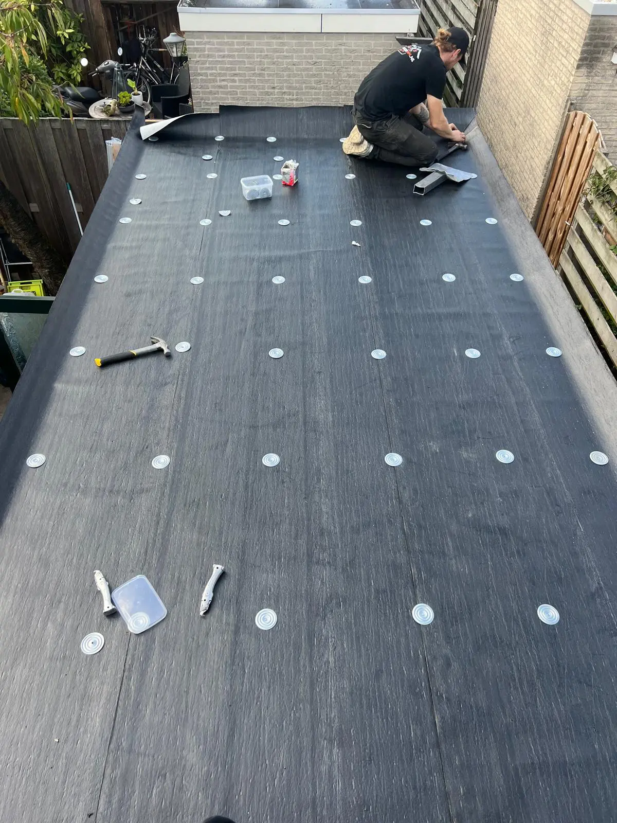 Dakbedekking plat dak Vierlingsbeek