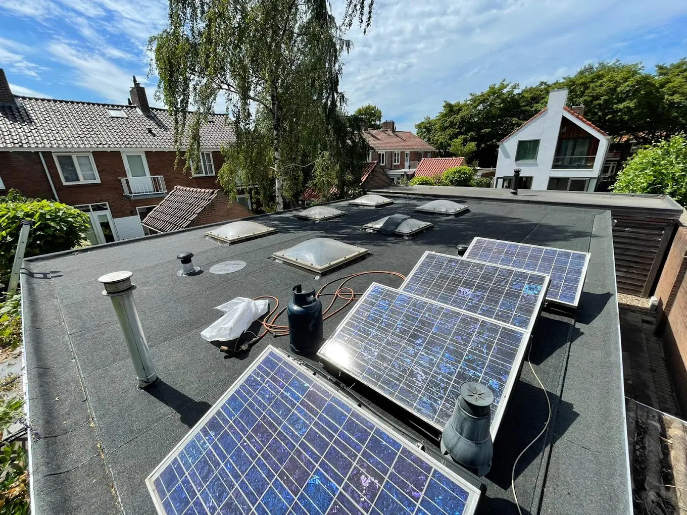 Dakbedekking plat dak Nieuw-Vennep