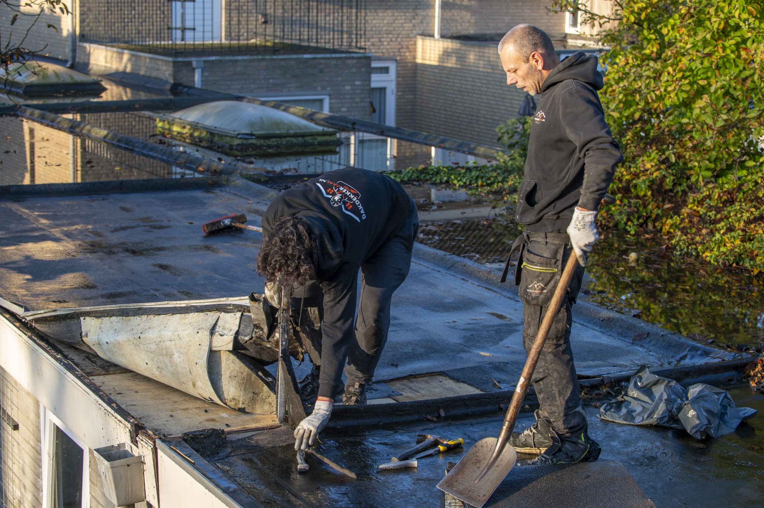 Plat dak renoveren Hollandsche Rading