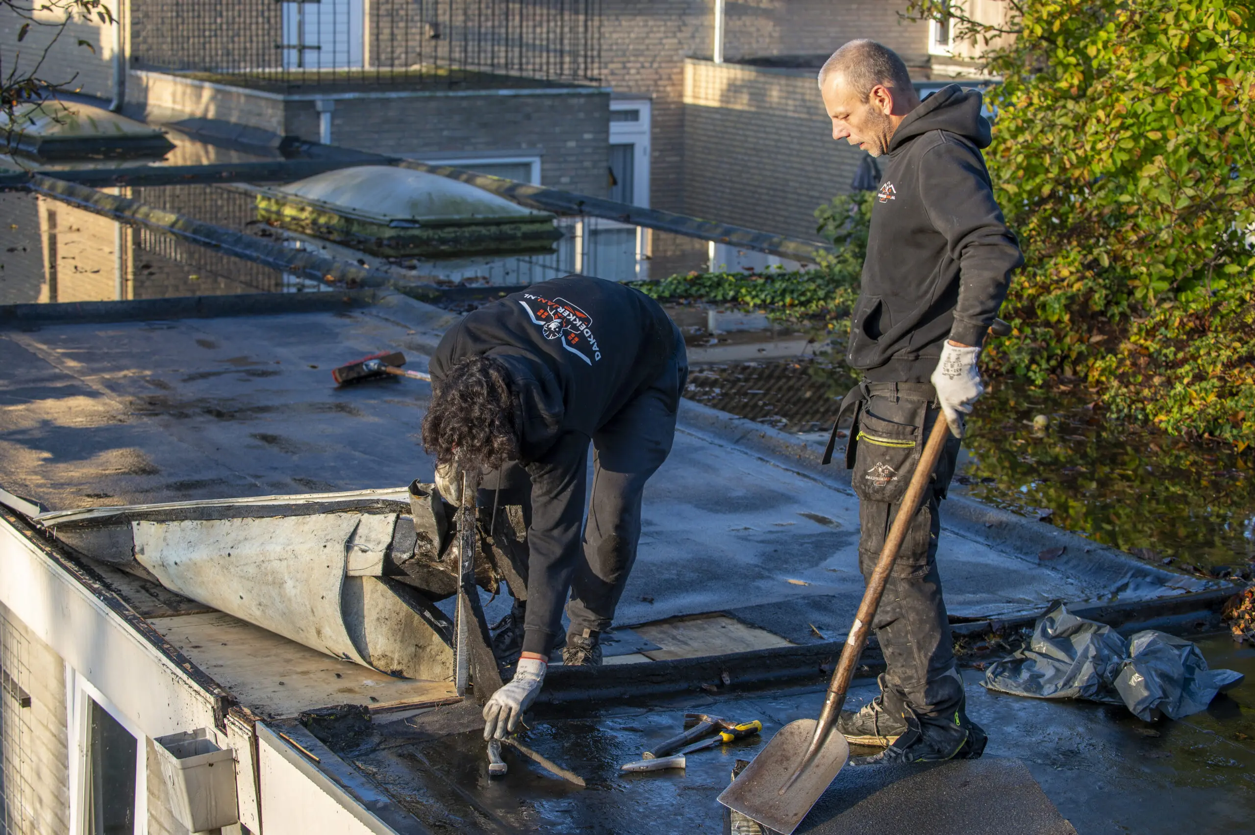 Plat dak renoveren Hollandsche Rading