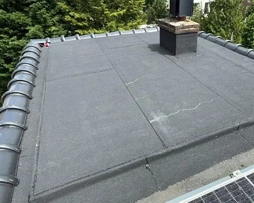 Plat dak constructie