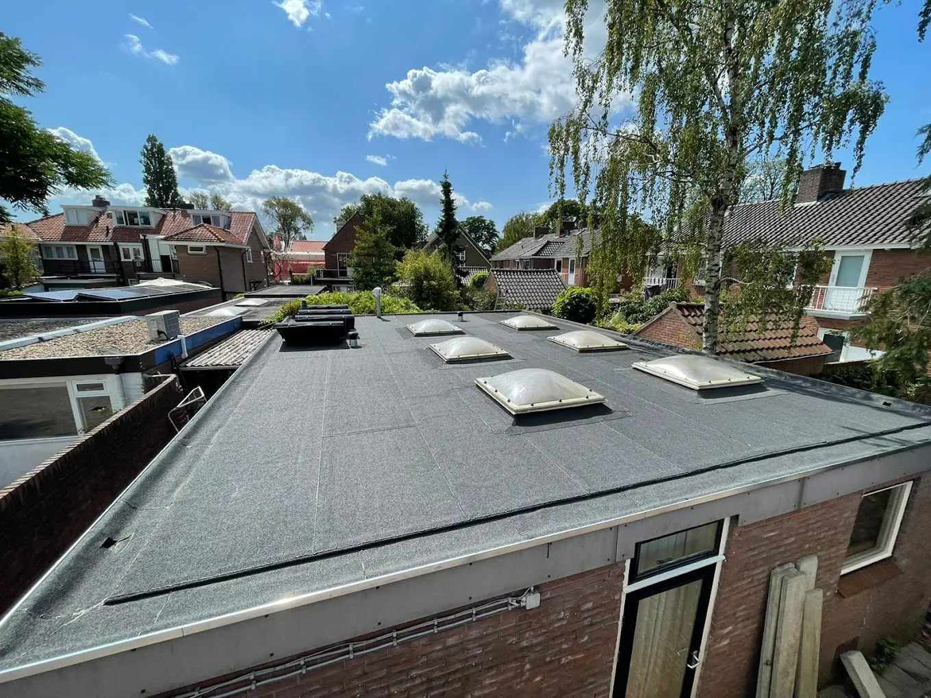 Plat dak condensatie